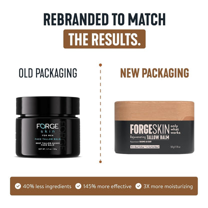 Forge Skin Beef Tallow Balm Moisturizer for Men Skin Care